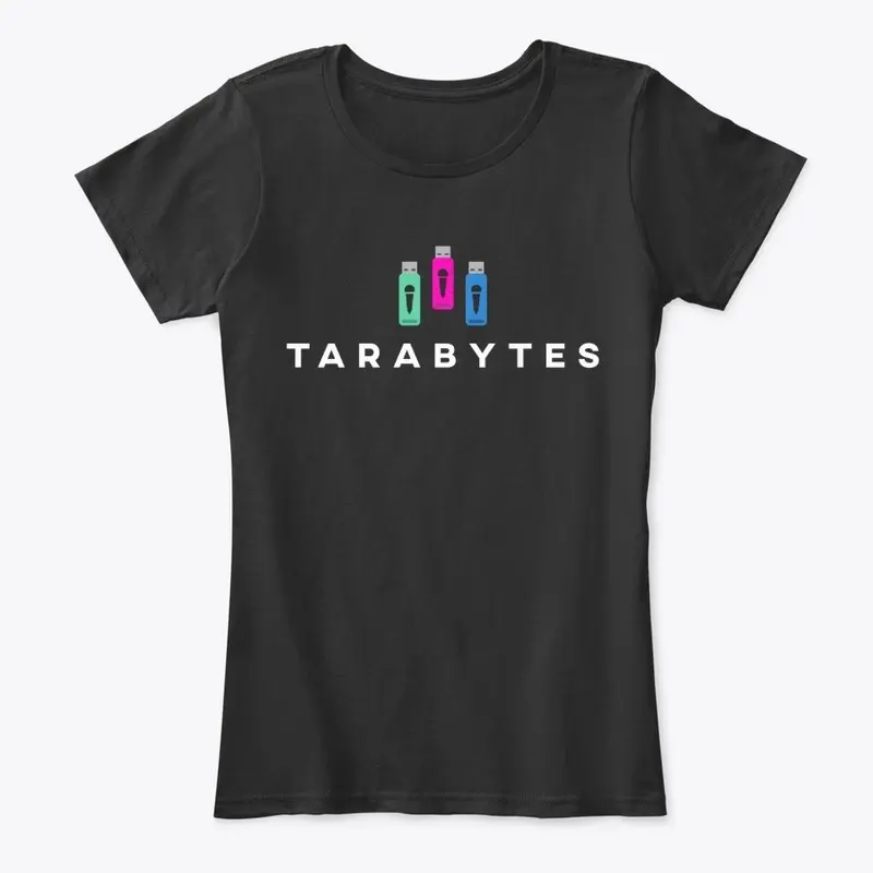 Black USB Tarabytes shirt